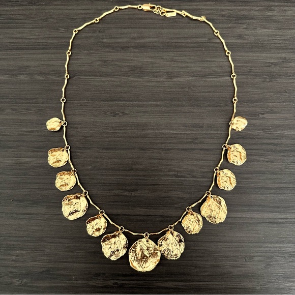 Zara Pack of 3 Medallion Necklaces in Gold Tone - Picture 6 of 9